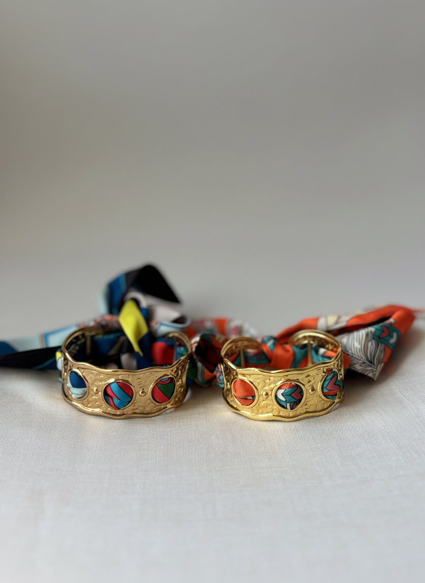Bracelet foulard Élégance