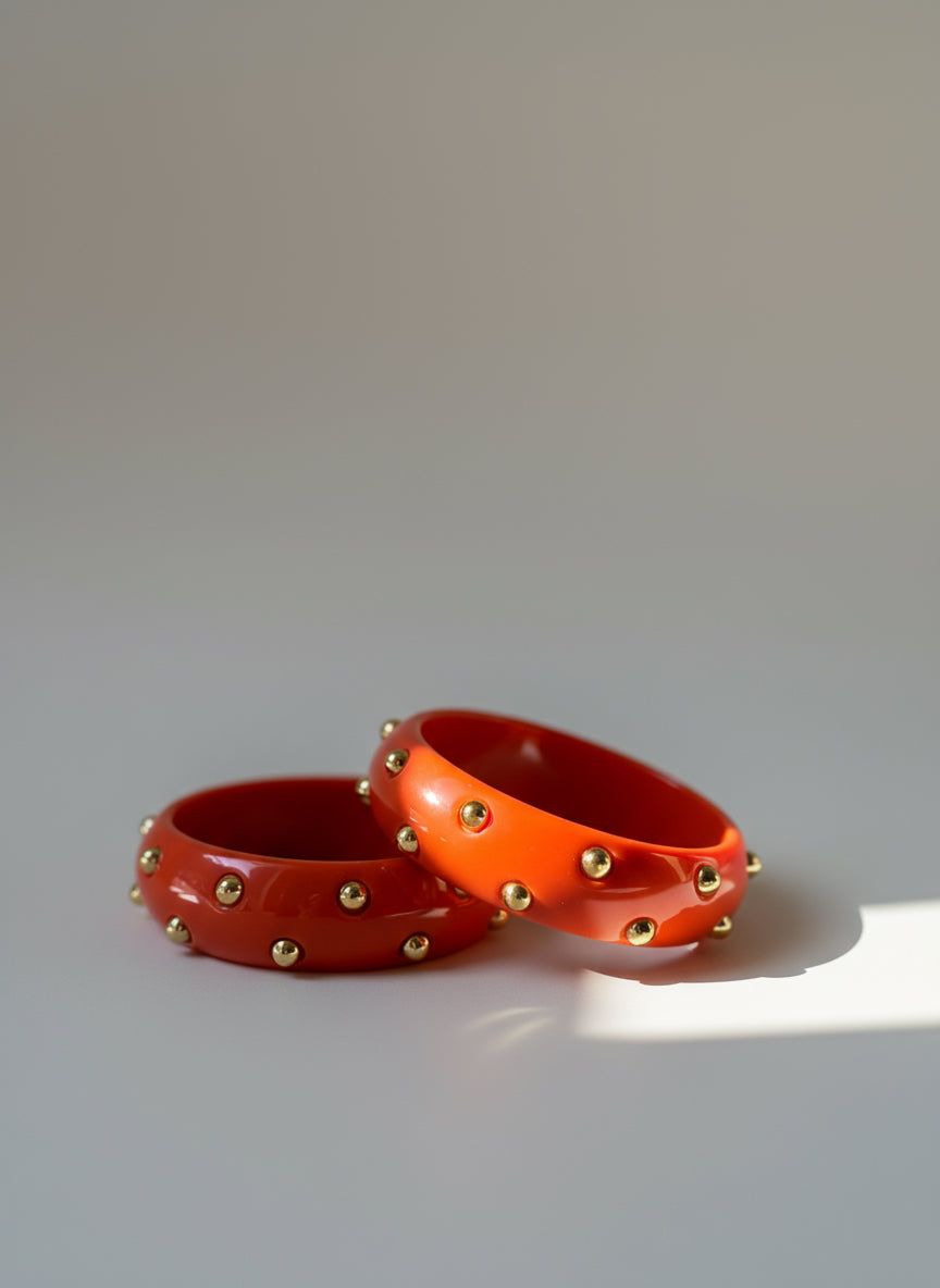 Bracelet résine et clous