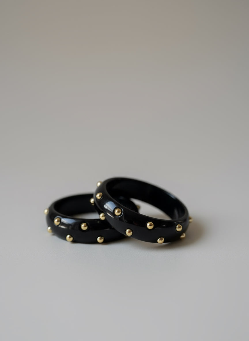 Bracelet résine et clous