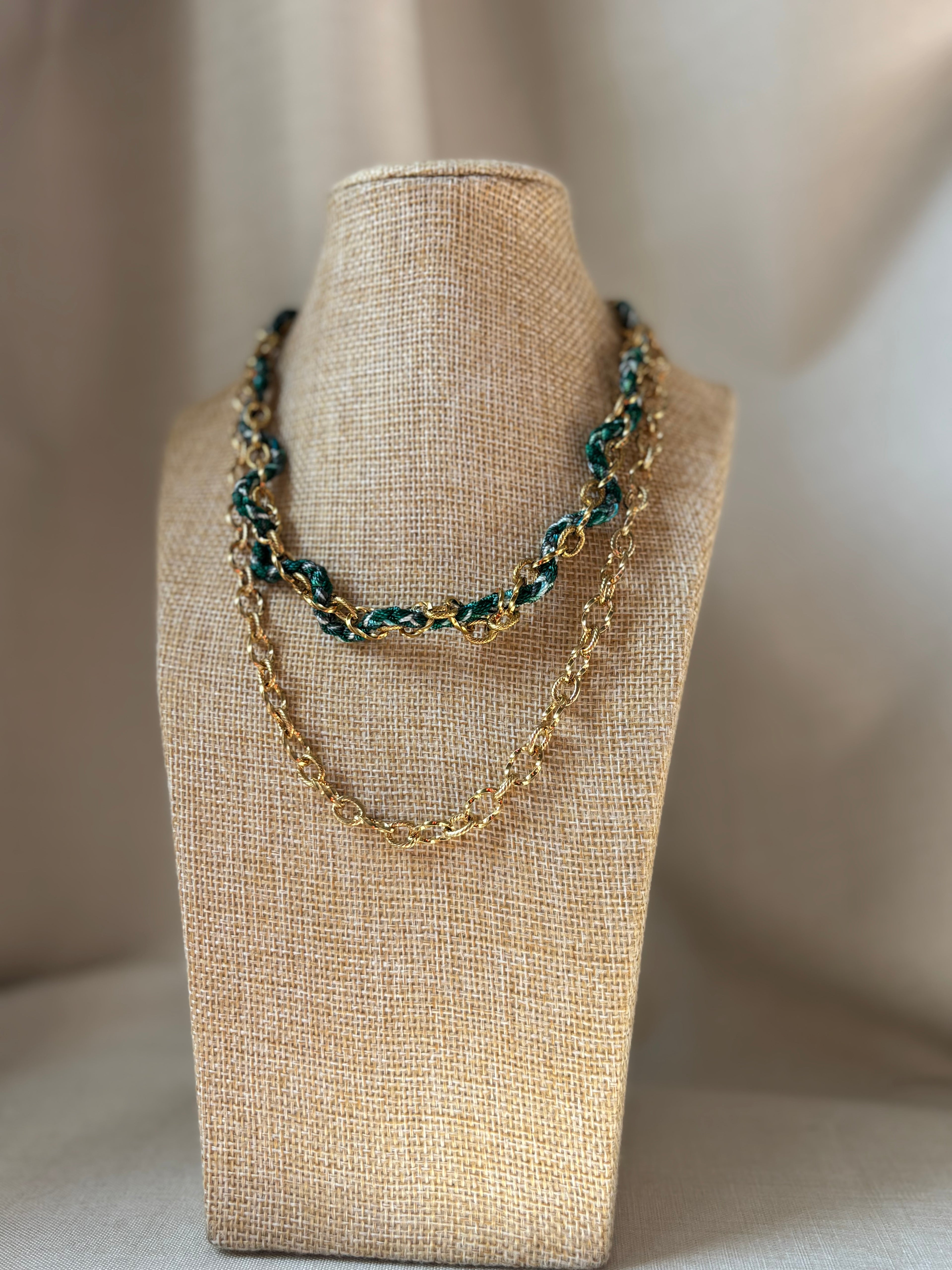 Collier elegance double