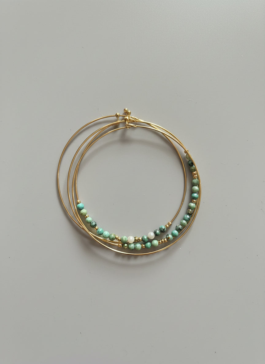 Bracelets fins fils en laiton