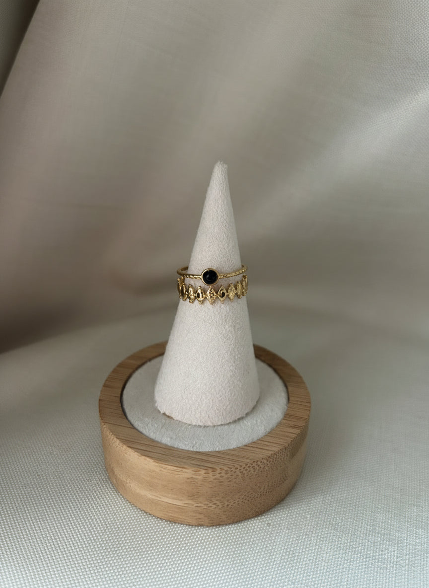 Bague Mystic Black drop