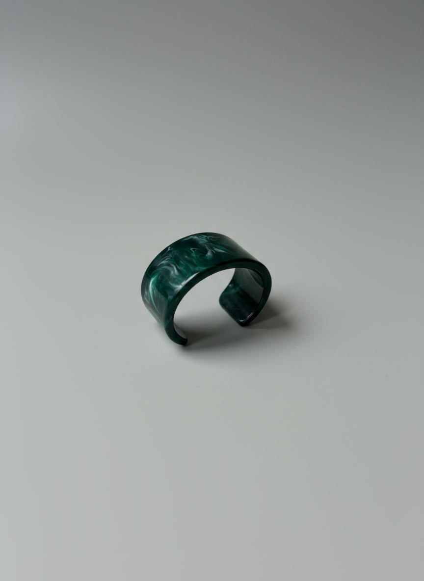 Bracelet en résine vert