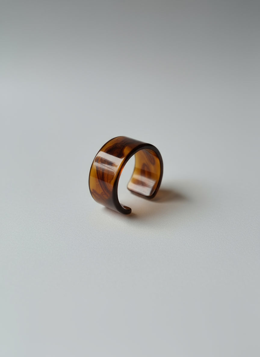 Bracelet en résine marron